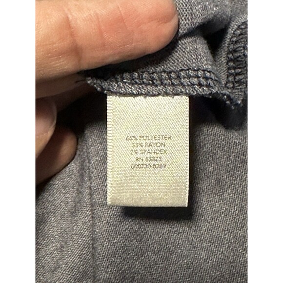 Christopher & Banks Blue & White Striped 3/4 Sleeve Top P/XL - Picture 8 of 11